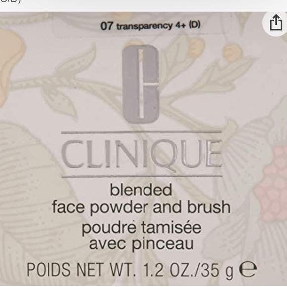 CLINIQUE BLENDED FACE POWDER AND BRUSH IN 07 - Picture 2 of 3
